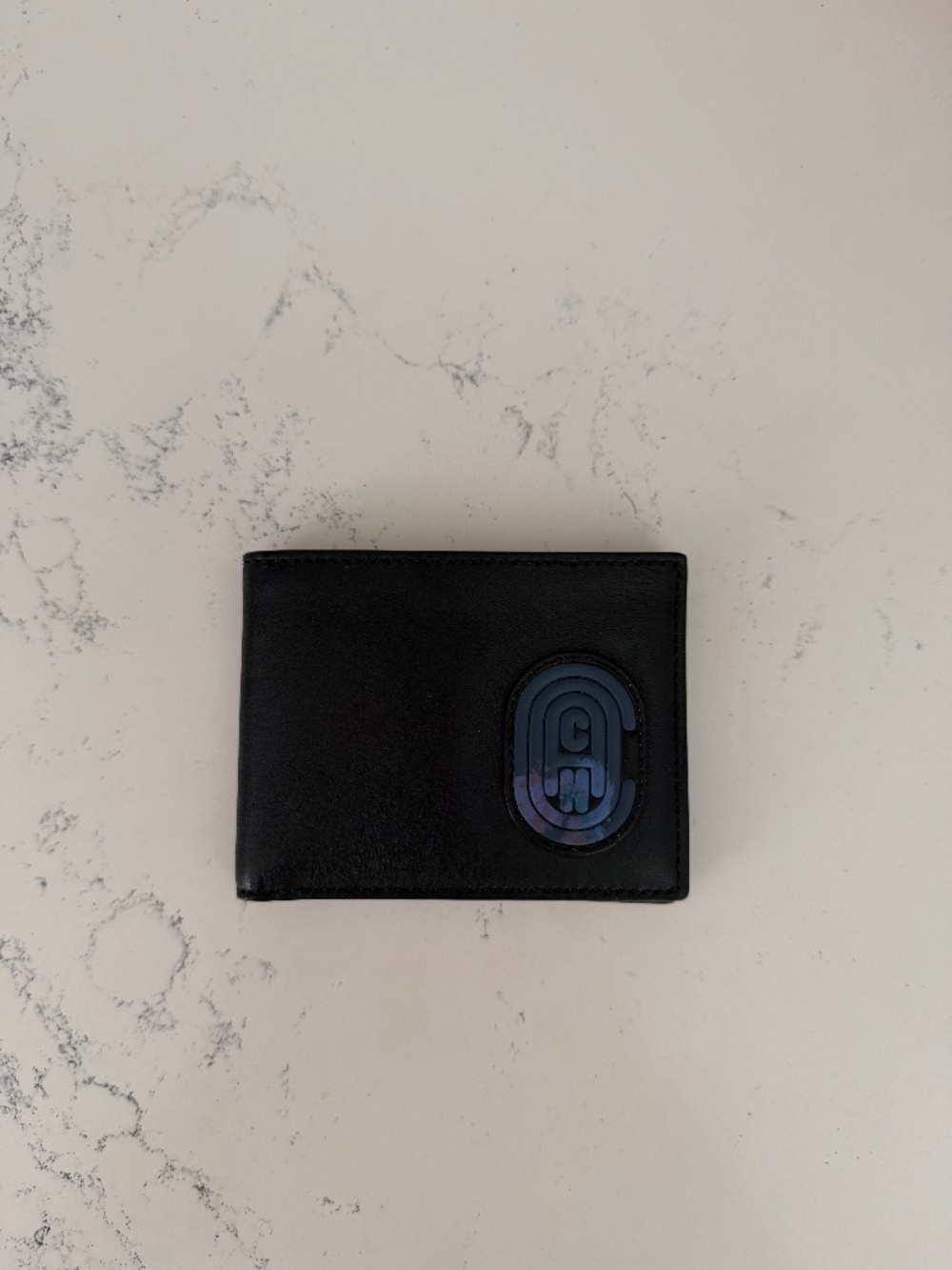 COACH Slim Billfold Wallet With Coach Patch NWT